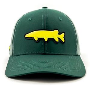 FishXplorer Trucker Cap Addict 24 Pike Vert