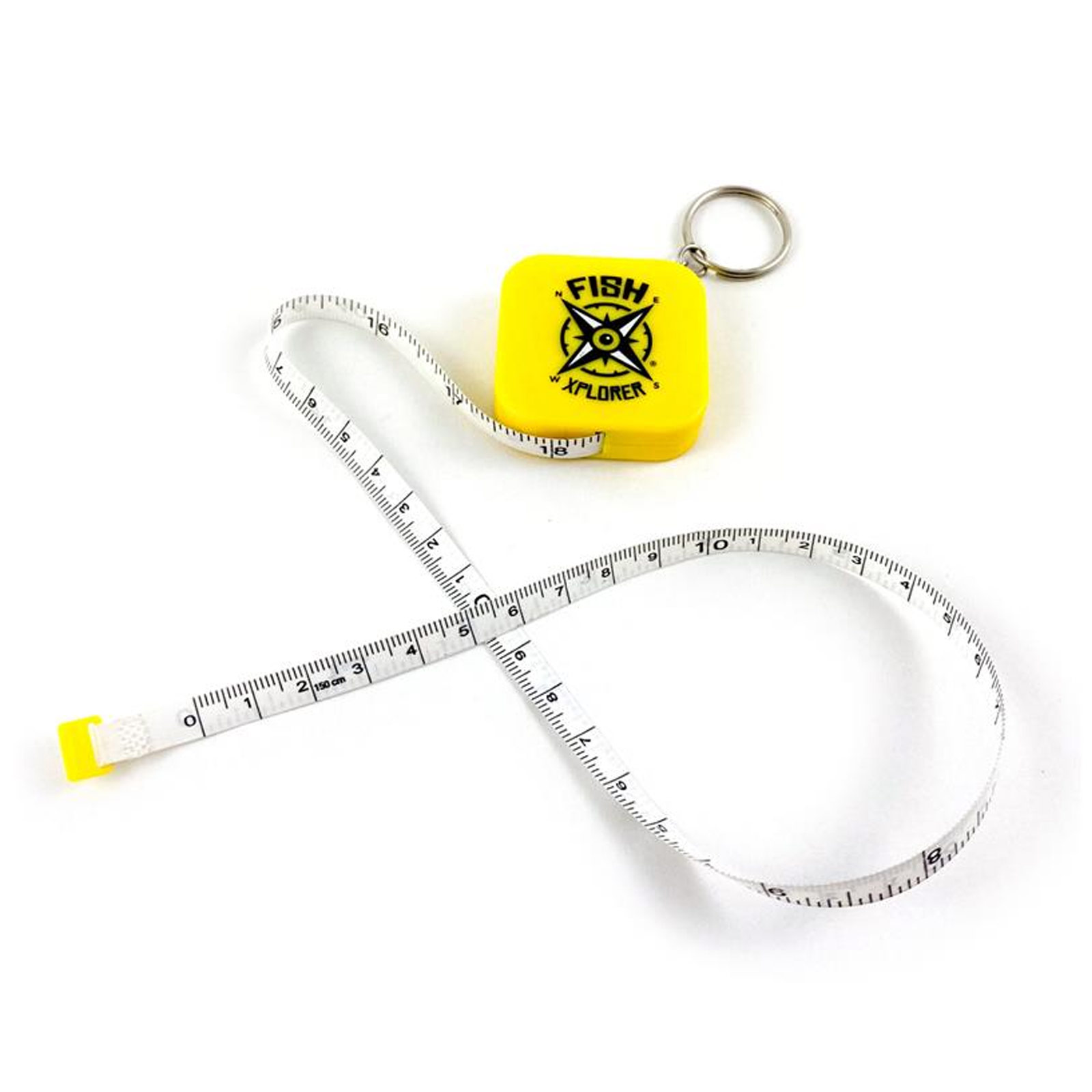 FishXplorer X-Scale Mini Massband 150cm Gelb