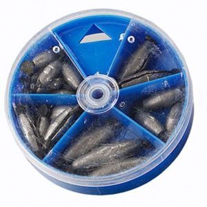 Fladen Rubbersinker mit Innengummi Set bleifrei 5 Gewichte – Alternative zu Bleioliven