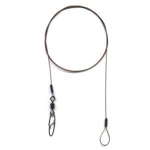 flexonit MS Vorfach AE New Snap/Swivel 0,20mm 2Stk. 50cm Stahlvorfach