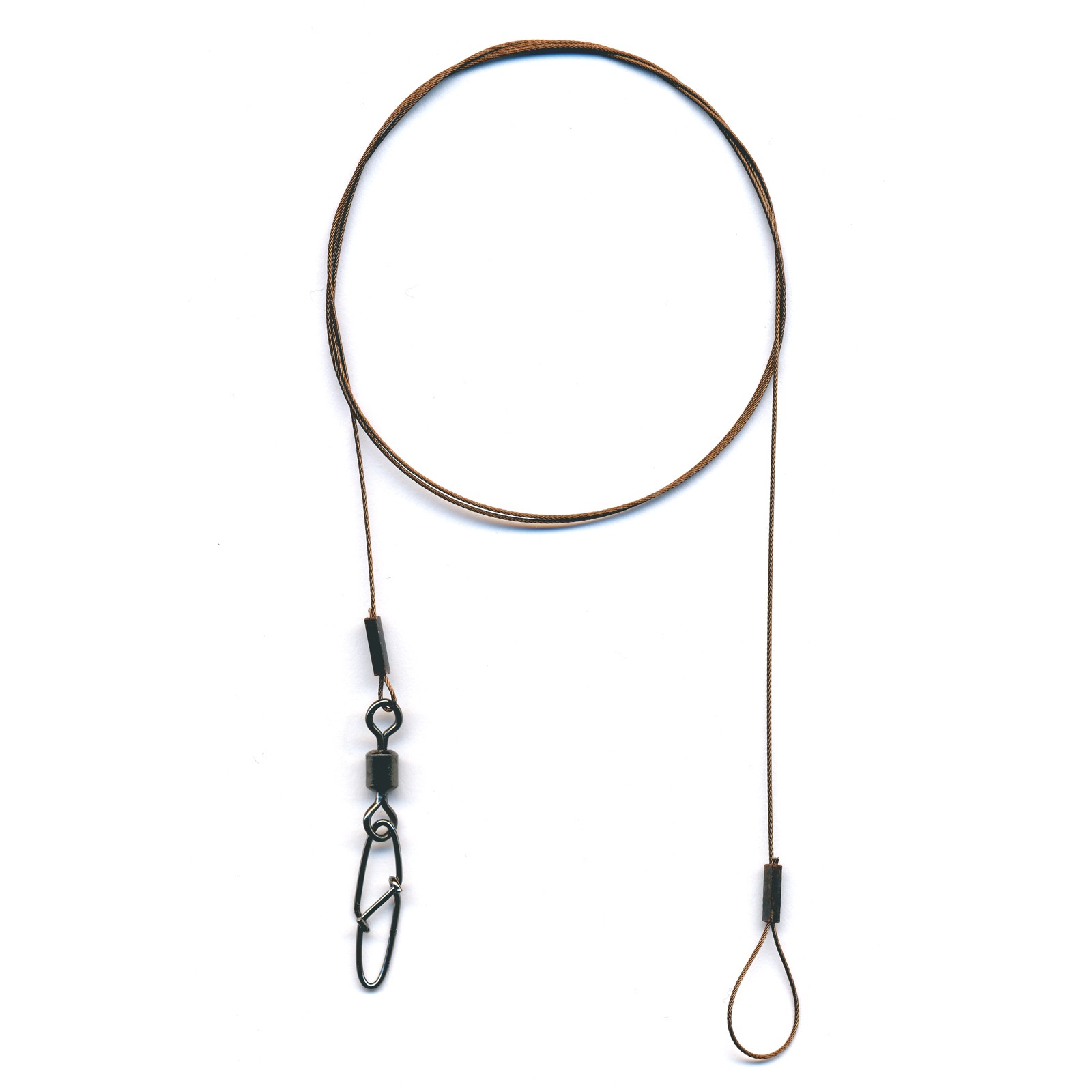 flexonit MS Vorfach AE New Snap/Swivel 0,20mm 2Stk. 50cm Stahlvorfach
