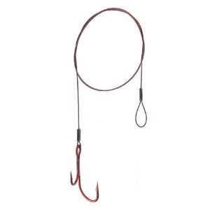 flexonit VMC Ryderhaken 9402 0,20mm/4,5kg/60cm rot Gr. 4 Stahlvorfach