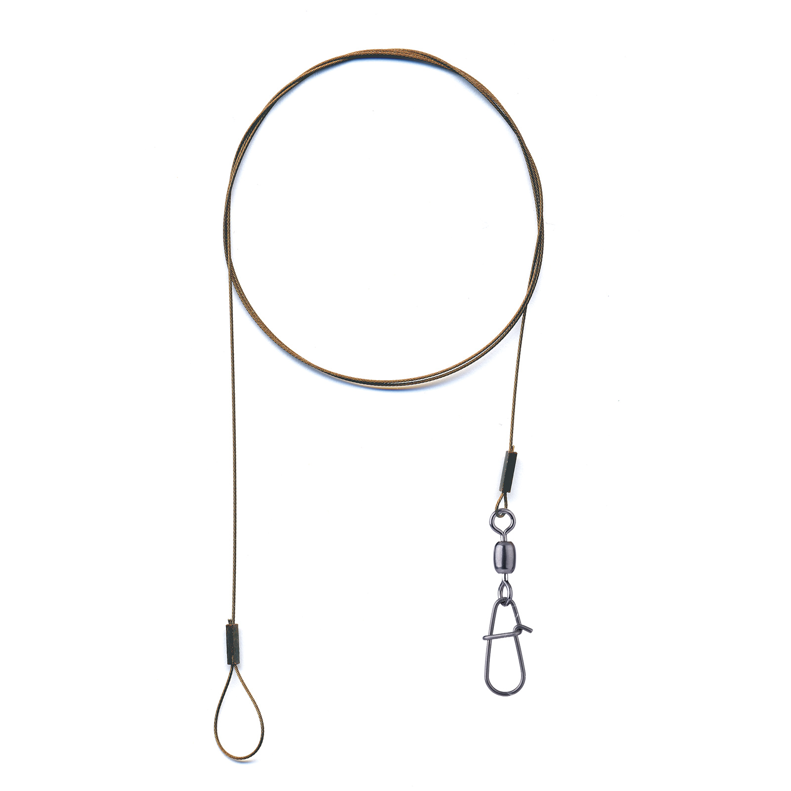 Flexonit Vorfach AEN-BKK 1x19 Snap/Loop 0,25mm 2Stück 30cm Stahlvorfach