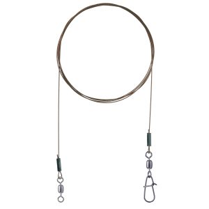 Flexonit Vorfach AFN-BKK 7×7 Snap/Swivel 0,36mm 2Stück 50cm  Stahlvorfach