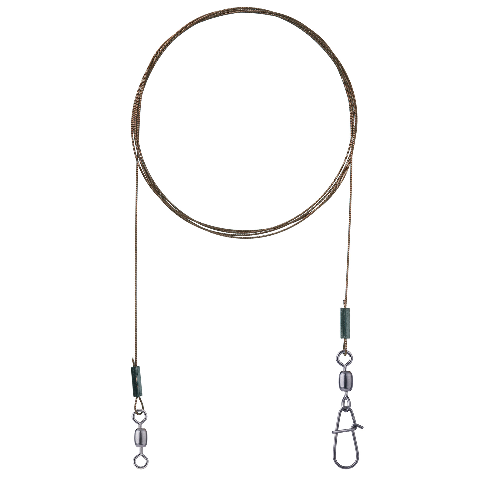 Flexonit Vorfach AFN-BKK 1x19 Snap/Swivel 0,20mm 2Stück 30cm Stahlvorfach