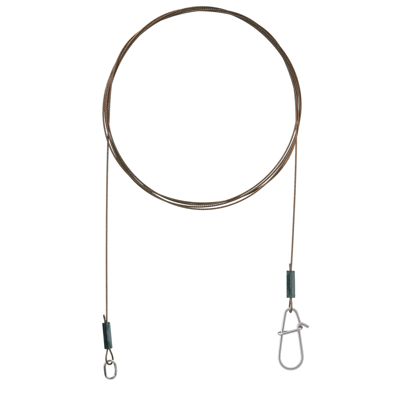 Flexonit Vorfach AFNR-BKK 7 x 7 Ring/Snap 0,27mm 2Stück 30cm Stahlvorfach