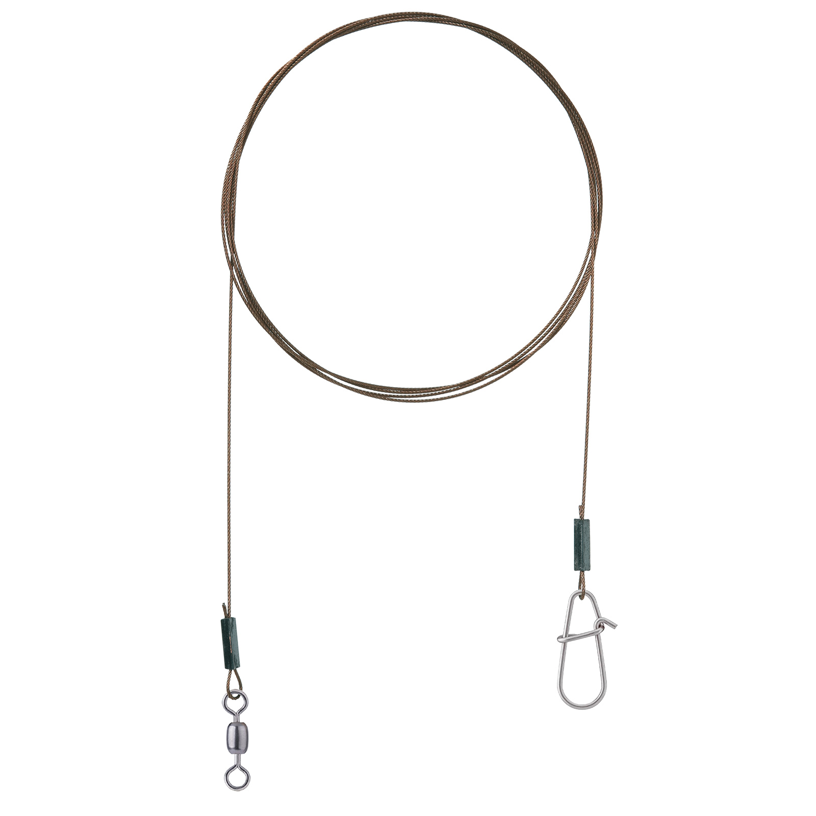 Flexonit Vorfach AFNW-BKK 7 x 7 Swivel/Snap 0,27mm 2Stück 30cm Stahlvorfach