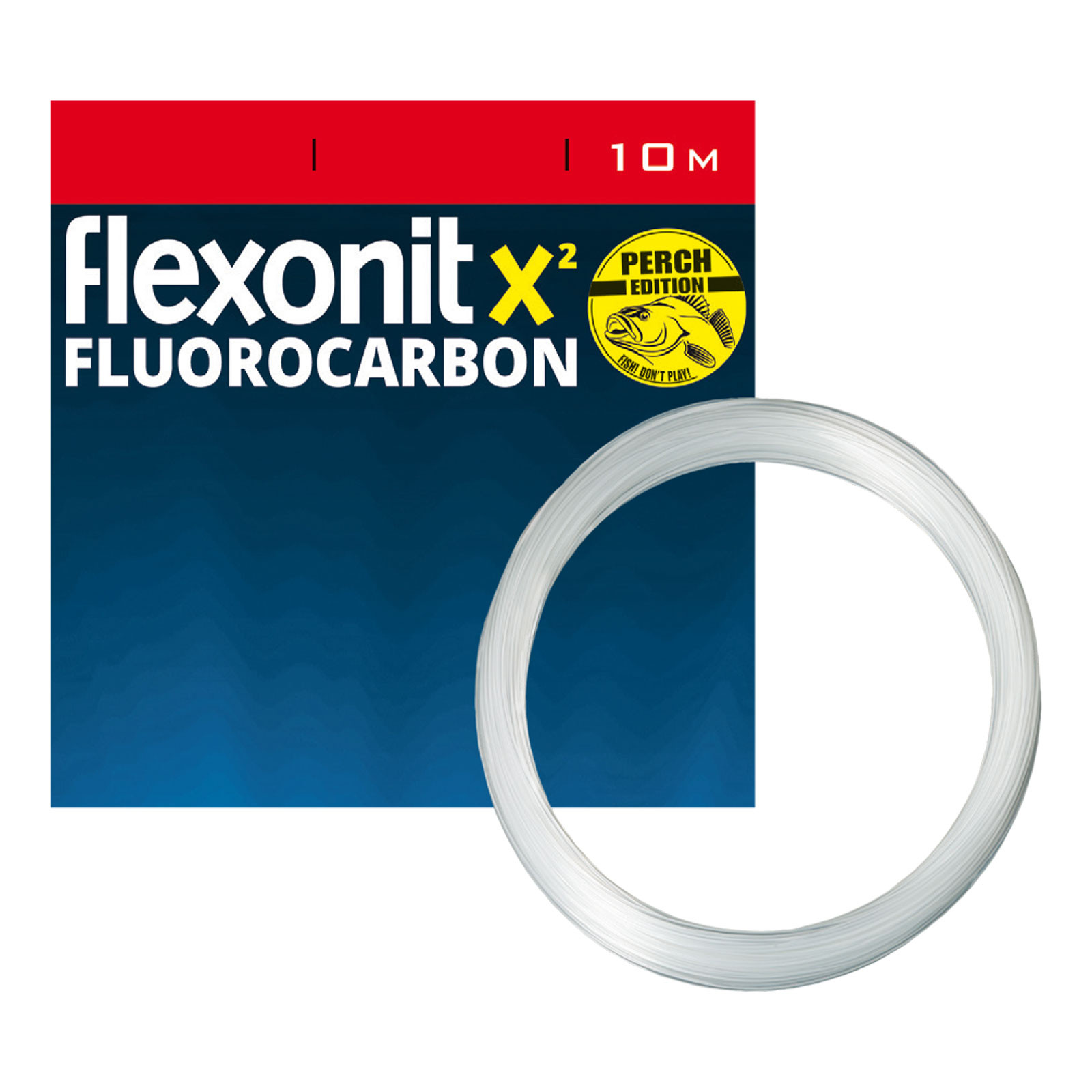 flexonit X² Fluoro Perch 0,25mm 10m 4,5kg Vorfachmaterial