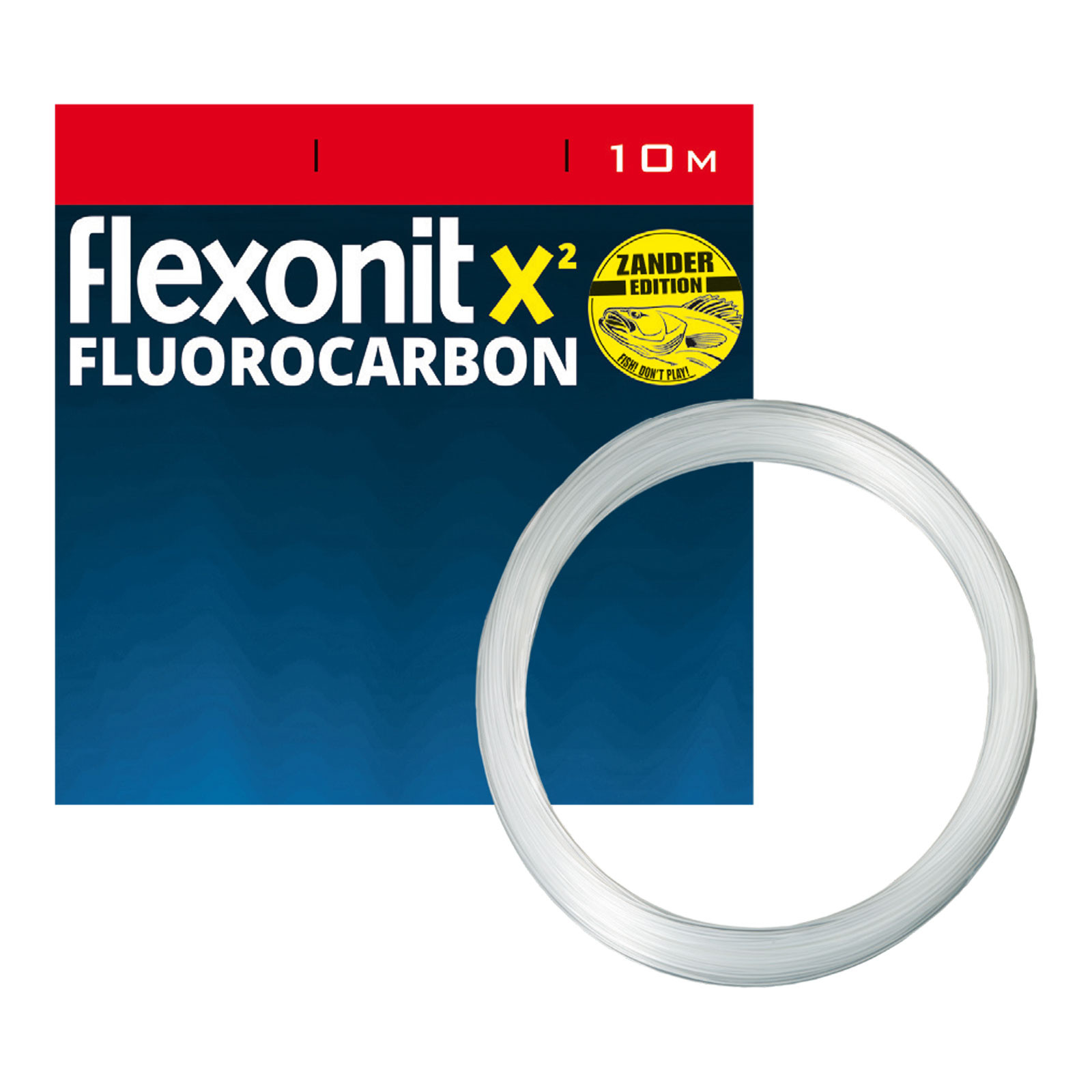 flexonit X² Fluoro Zander 0,40mm 10m 9,8kg Vorfachmaterial