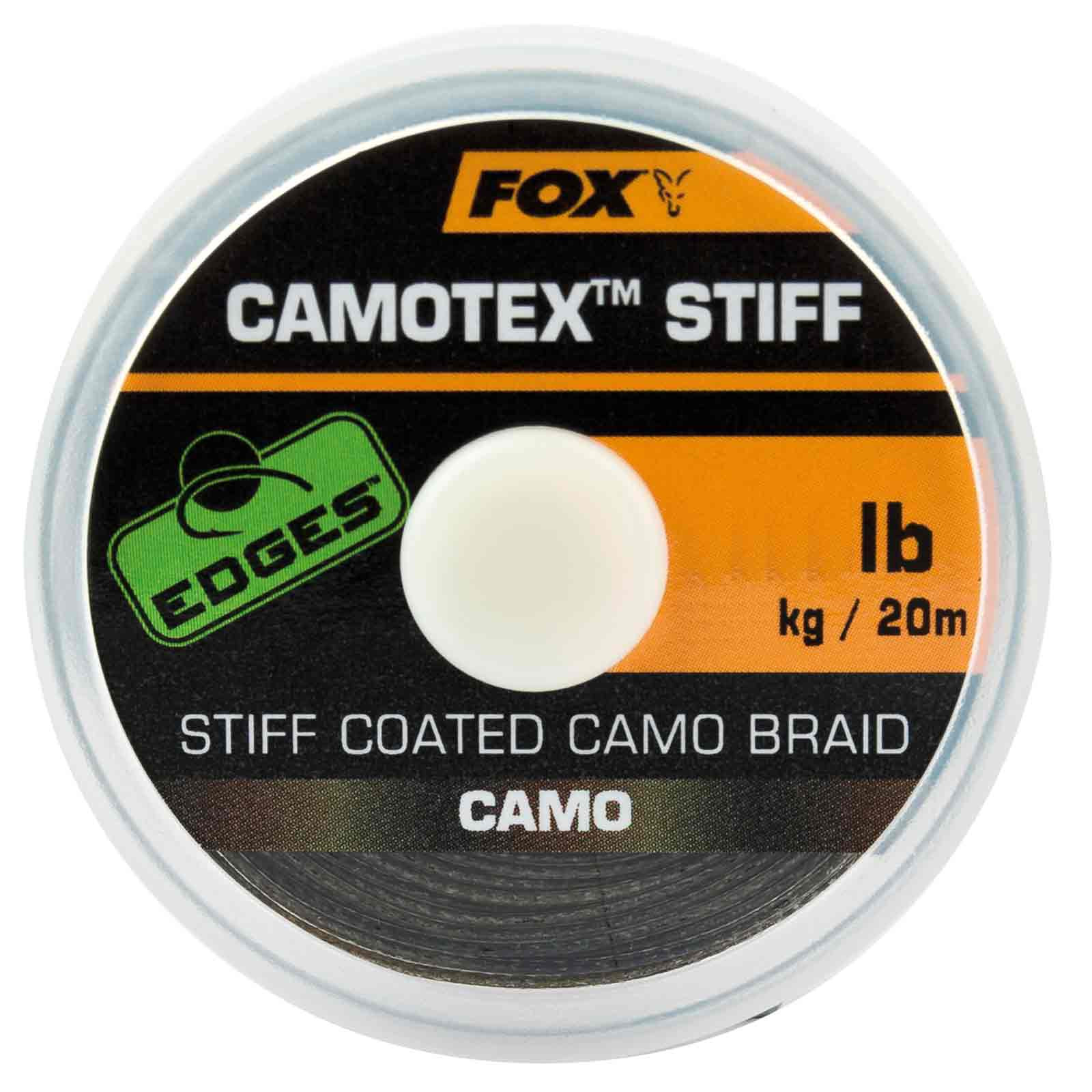 Fox Camotex Soft Coated Camo Braid 25lb 20m Vorfachmaterial