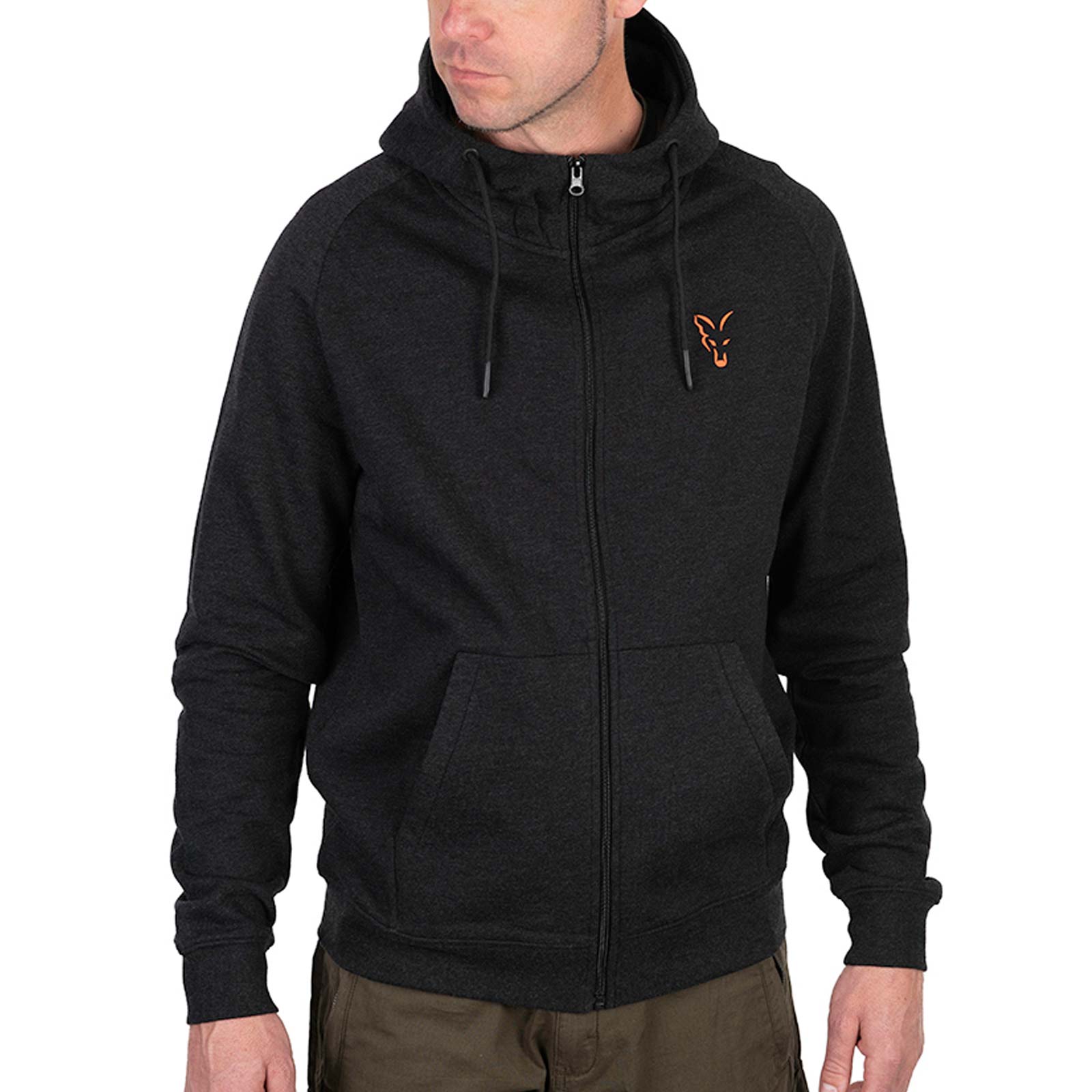 Fox Collection LW Hoody Black/Orange L Sweatshirt