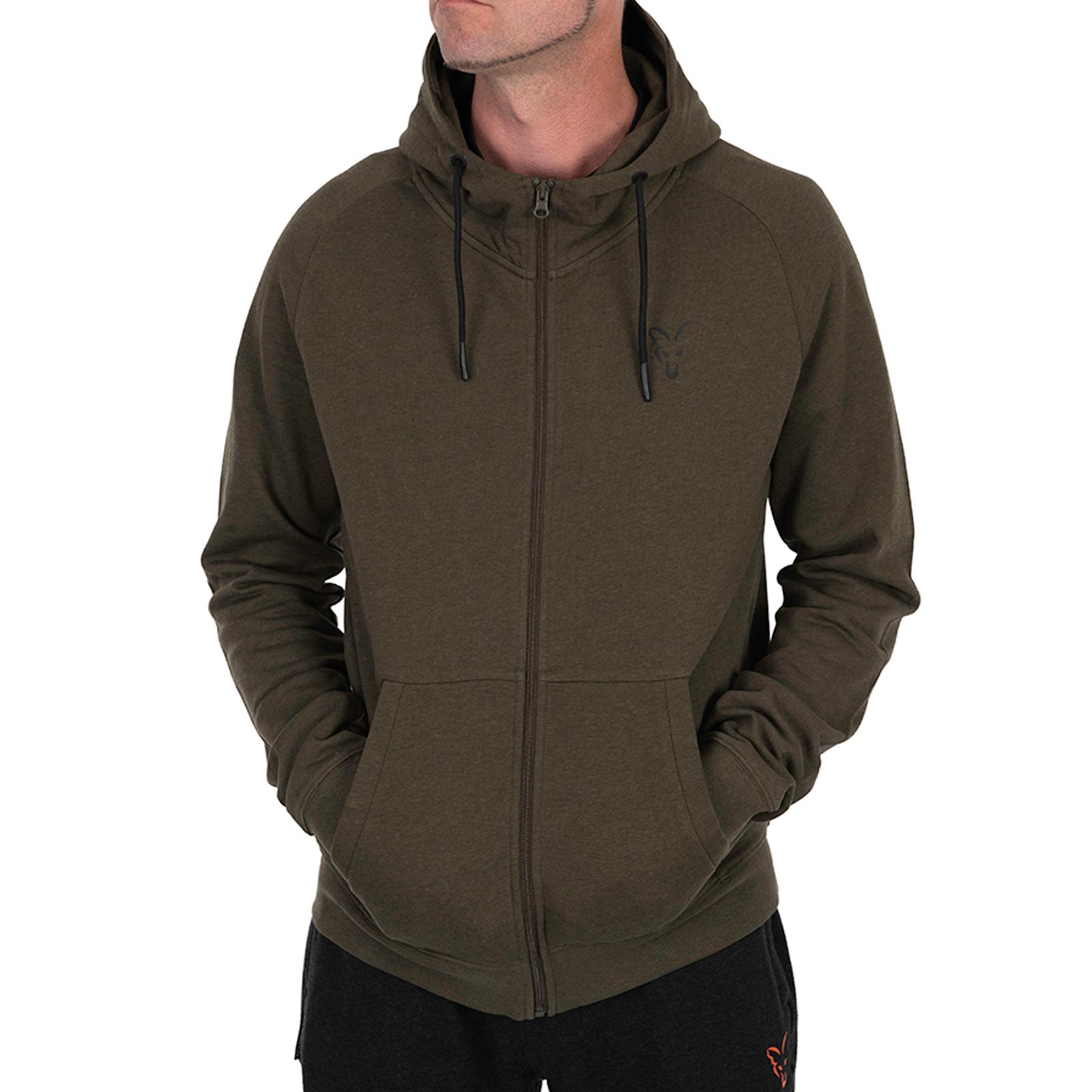 Fox Collection LW Hoody Green/Black XL Sweatshirt