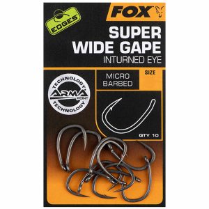 Fox Edges Armapoint Super Wide Gape (inturned eye) – Size 6 Karpfenhaken