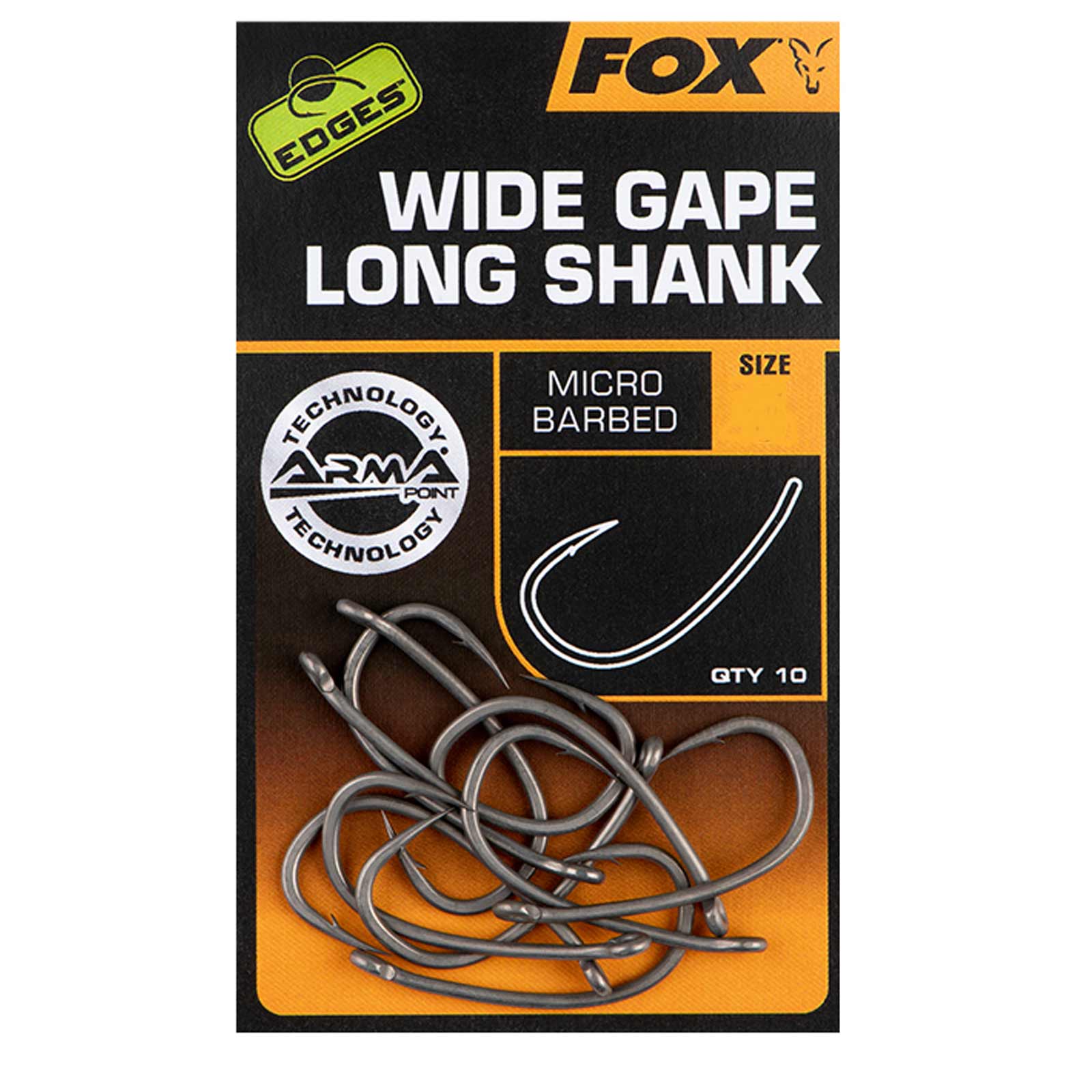 Fox Edges Armapoint Super Wide Gape Long shank - Size 5