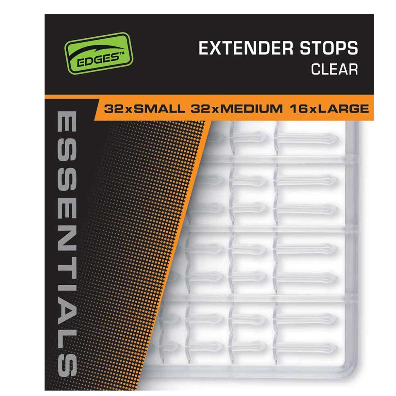 Fox Edges Extender Stops 2pcs clear Karpfen-Zubehör