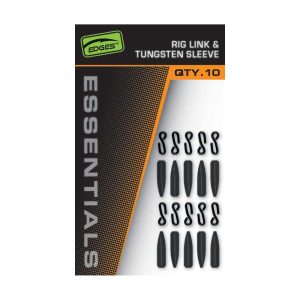 Fox Edges Rig Link and Tungsten Sleeve 10pcs Rigzubehör