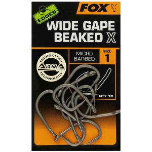 Fox Edges Wide Gape Beaked X size 1 Karpfenhaken