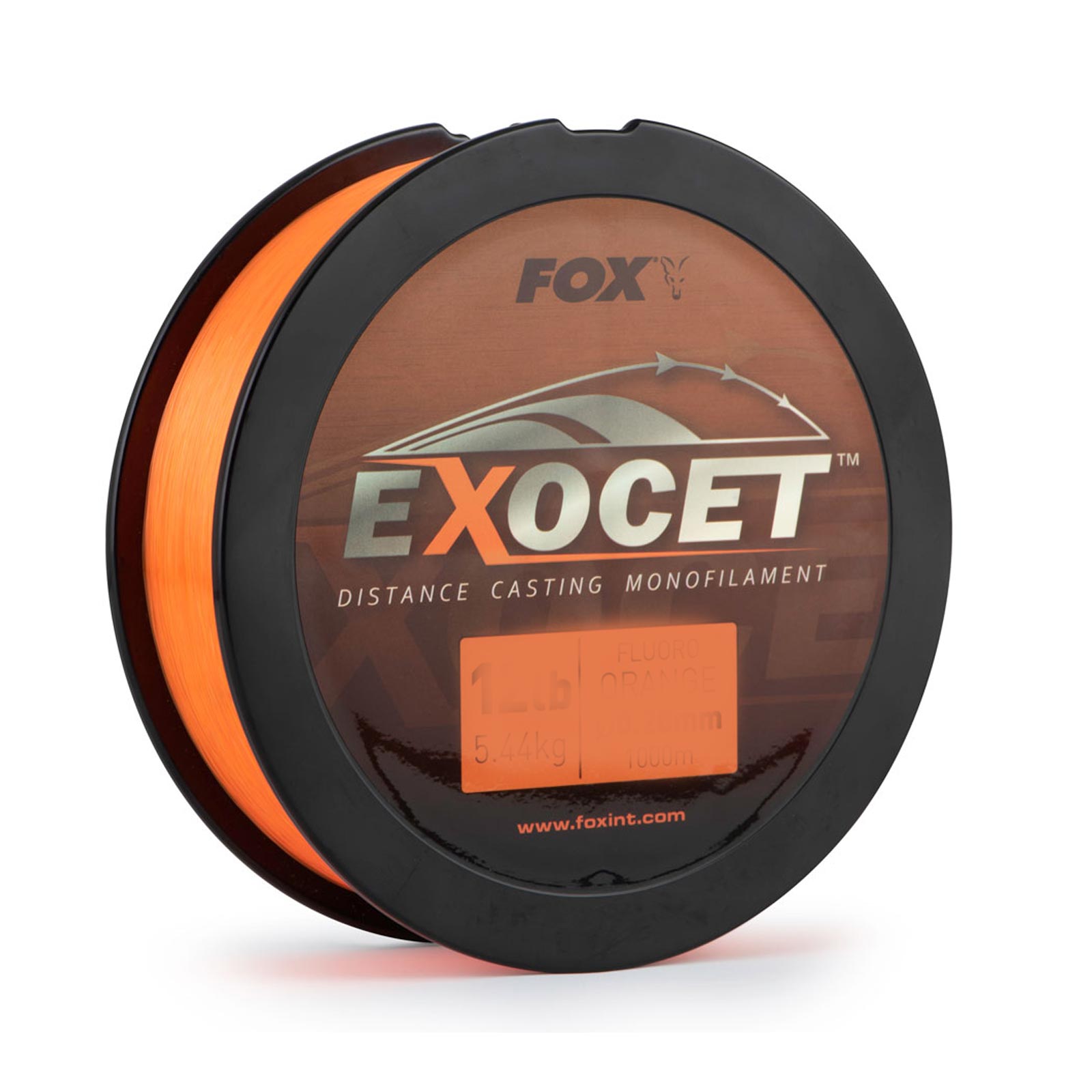 Fox Exocet Fluoro orange Mono 0.28mm 12lb 5.5kg 1000m Karpfenschnur