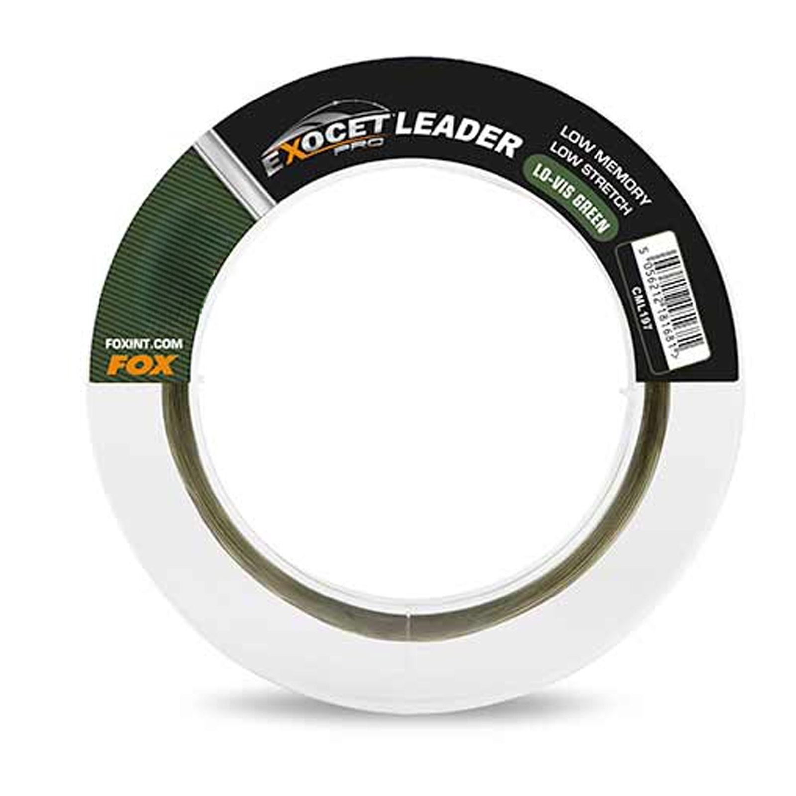 Fox Exocet Pro Low Vis green Leader 35lb 15.9kg 0.50mm 100m Karpfen-Vorfachschnur