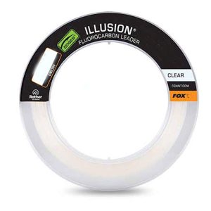 Fox Illusion Fluorocarbon Leader 30lb 13.6kg 0.50mm 50m Clear Karpfen Fluo-Vorfachschnur