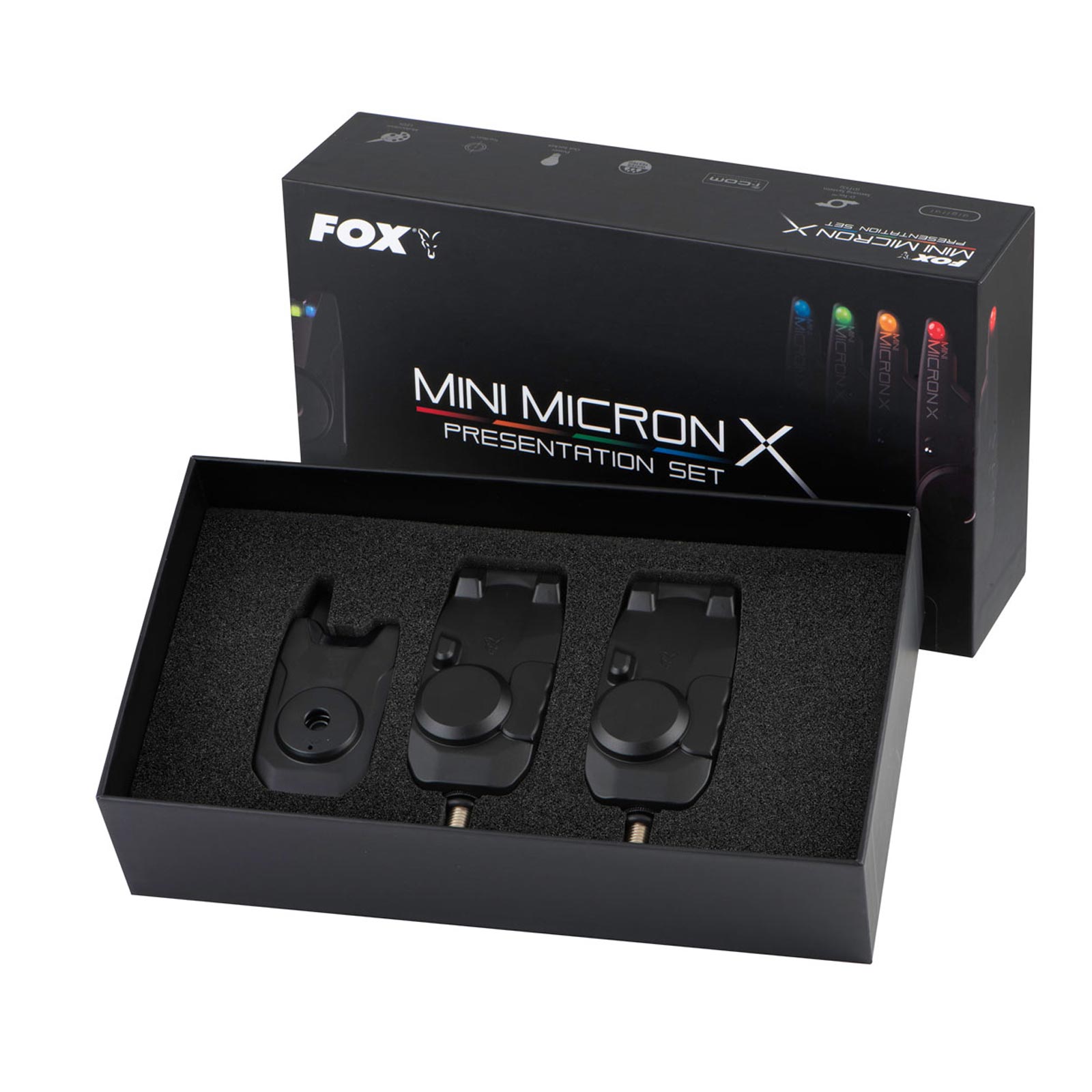 Fox Mini Micron X 2 Rod Set Elektronischer Bissanzeiger