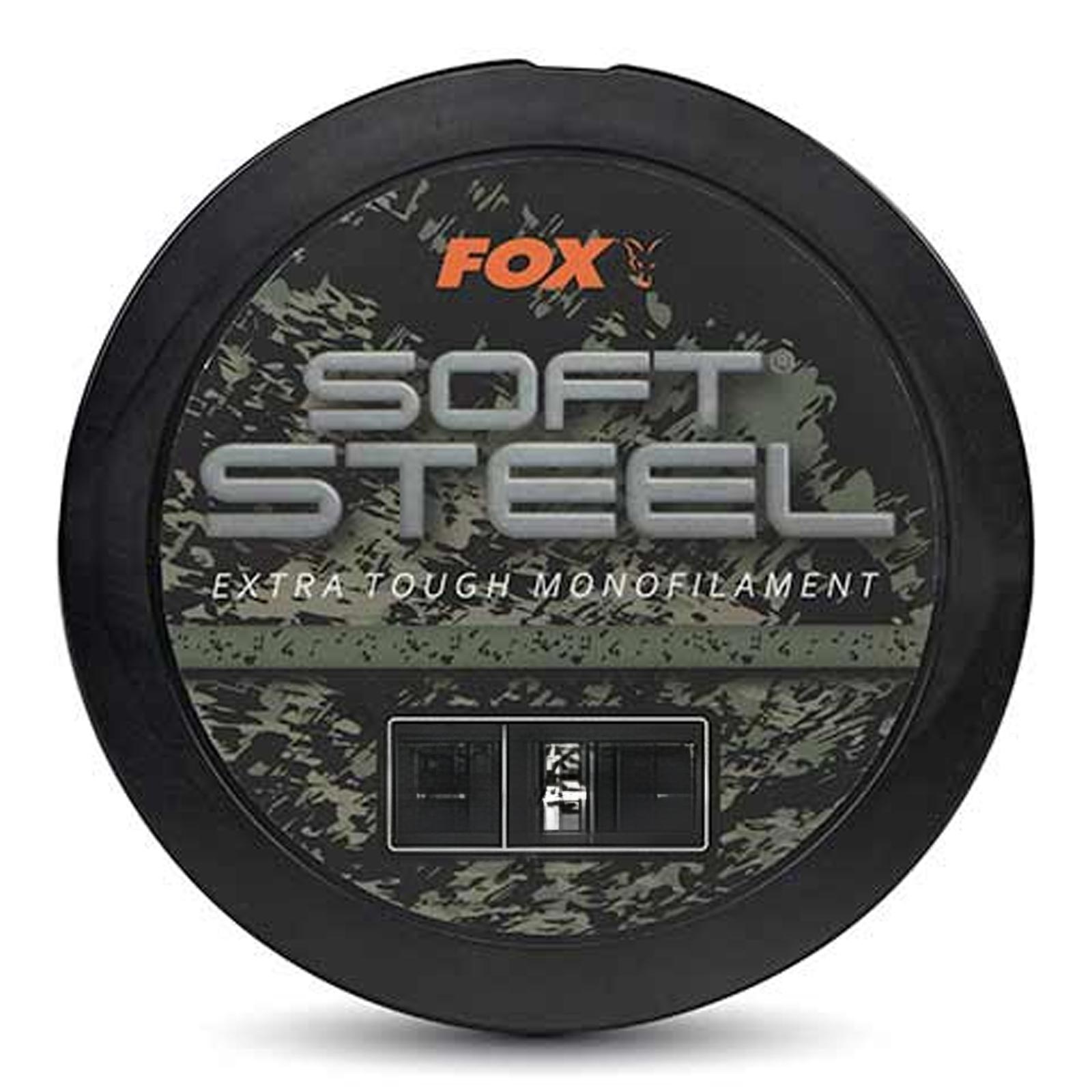 Fox Soft Steel Fleck Camo Mono 14lb 6.4kg 0.30mm 1000m Karpfenschnur