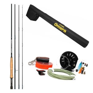 FTM Omura Fly-Fishing Set #5 9,05 ft (2,75 m) Fliegenfischer Komplettset