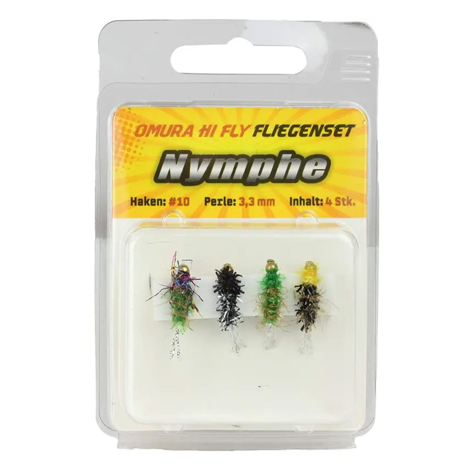 FTM Omura Hi-Fly Nymphe #10 Fliegenset