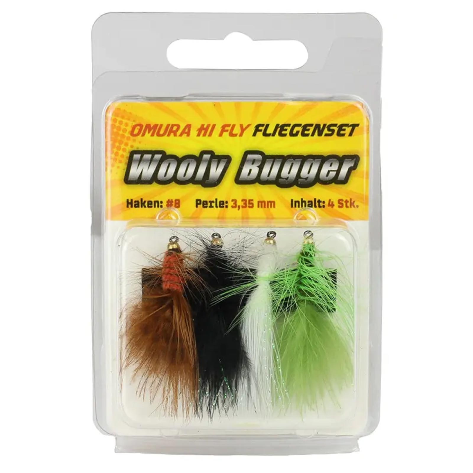 FTM Omura Hi-Fly Wooly Bugger #8 Fliegenset