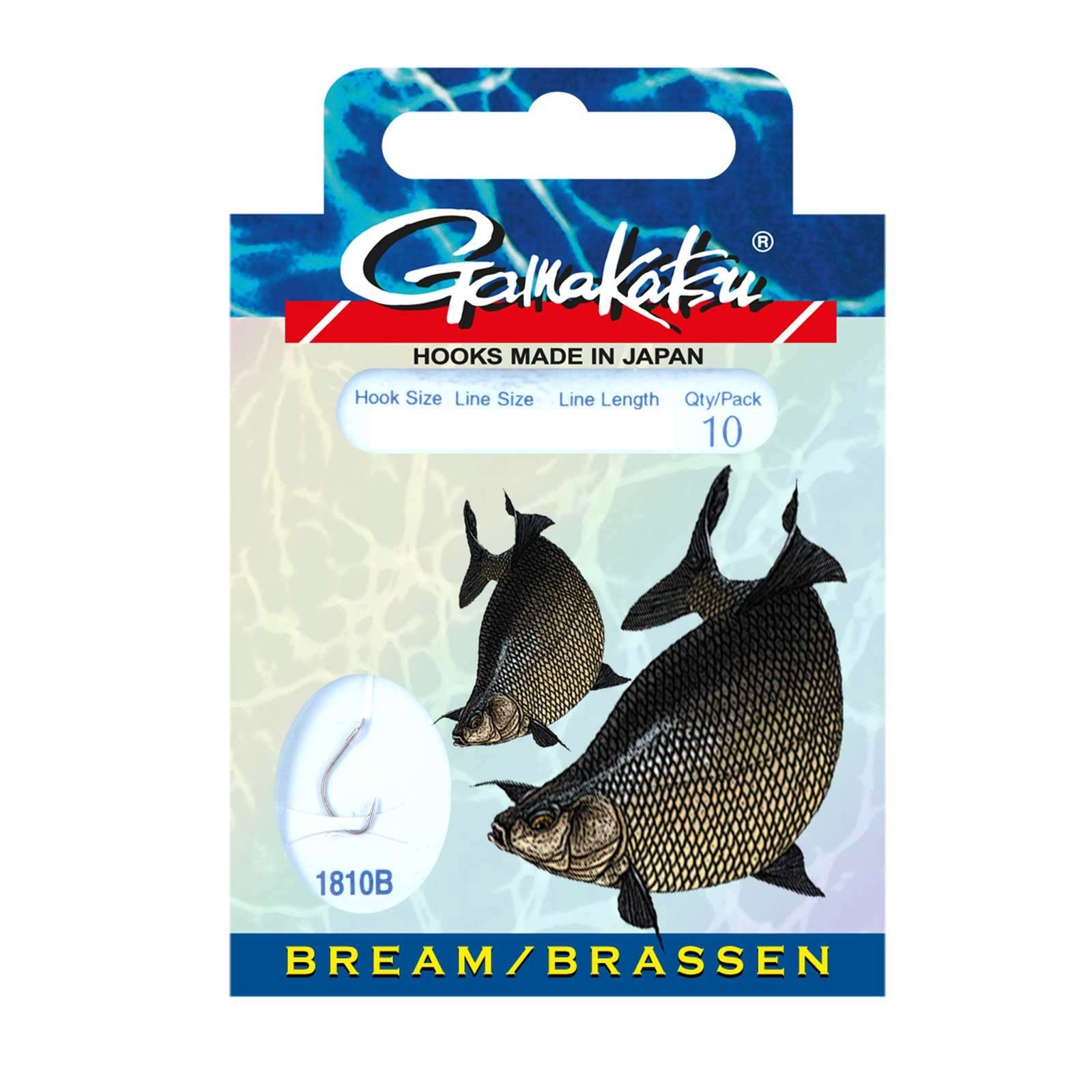 Gamakatsu Brasse 1810B Gr.10 Vorfachhaken