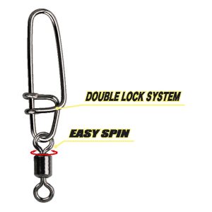 Gamakatsu Hyper Strong Snap with Swivel Gr.003