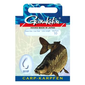 Gamakatsu Karpfen 3510F Gr.2 85cm Vorfachhaken