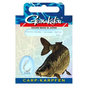 Gamakatsu Karpfen 75cm 3320G Gr.10 Vorfachhaken