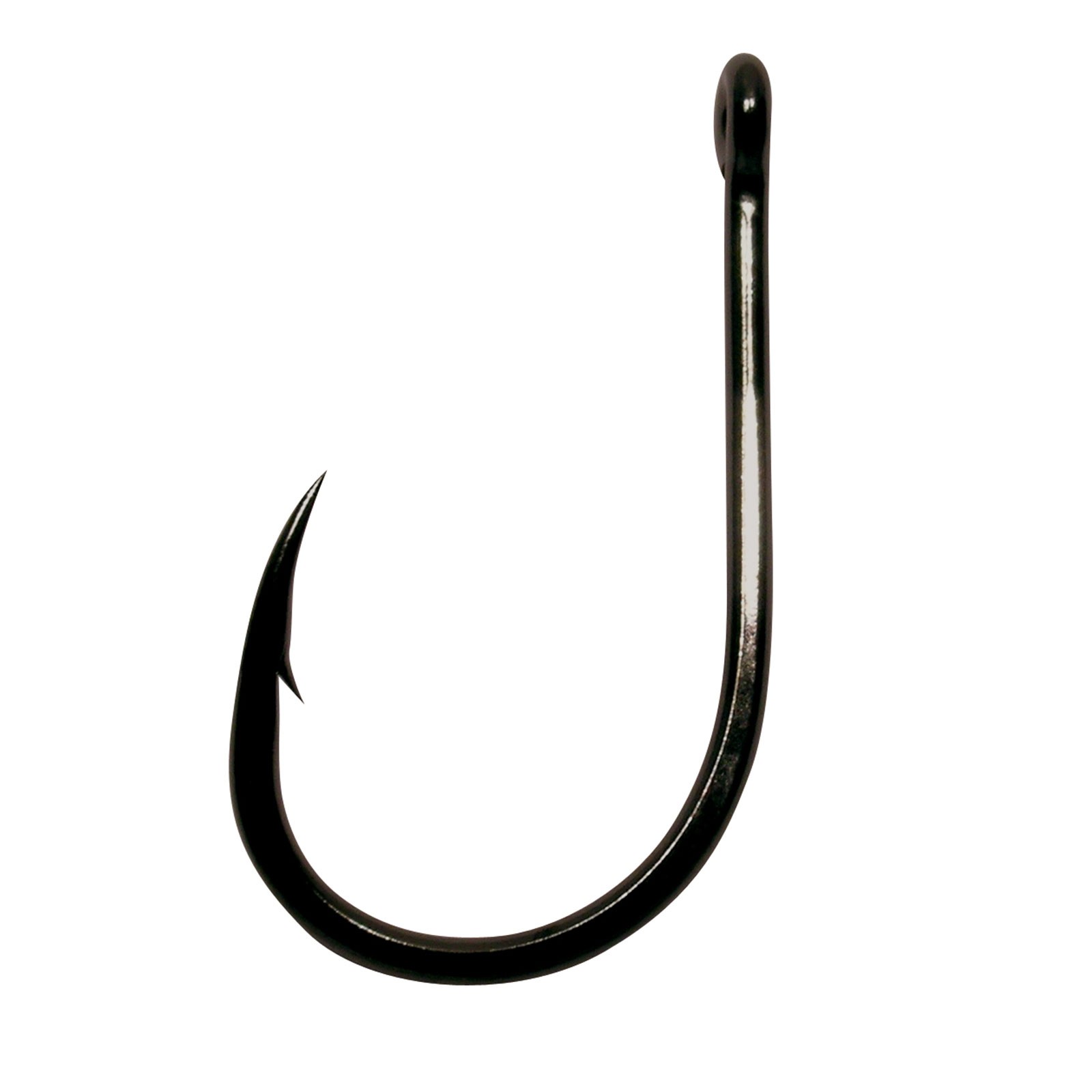 Gamakatsu LS-3313F Ring Eye Black Gr.8 Haken mit Öhr