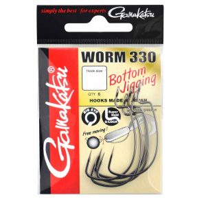 Gamakatsu Worm 330 Bottom Jigging Gr.1 Offsethaken
