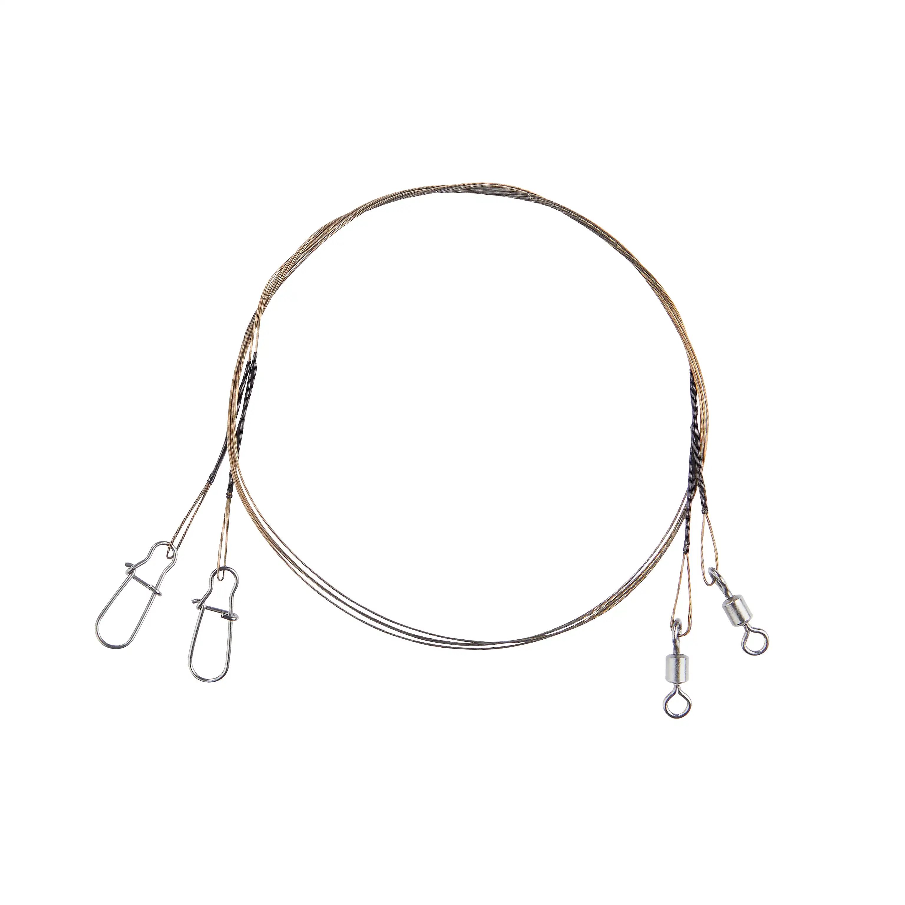 Balzer 1×7 Niroflex Karabiner/Wirbel 25cm 12kg