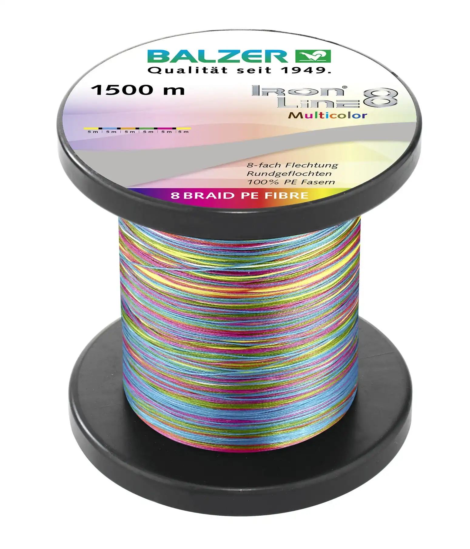 Balzer Iron Line 8 1500m Multicolor 0,15mm 10,7kg