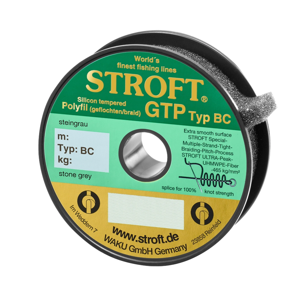 Stroft GTP Typ BC Steingrau 150m 10,00kg ca. 0,22mm