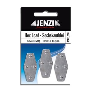 Jenzi 30g 3Stk Sechskantblei
