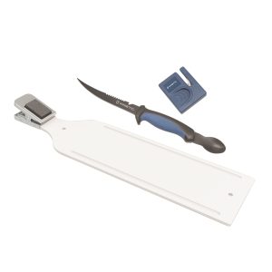 Kinetic Filetierset – Brett & Filetiermesser & Messerschärfer