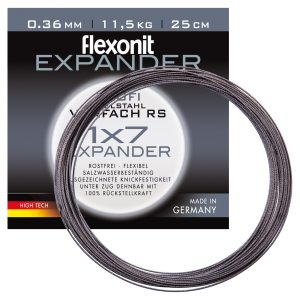 flexonit Expander 1×7 0,36mm Meterware Länge 10m Stahlvorfach