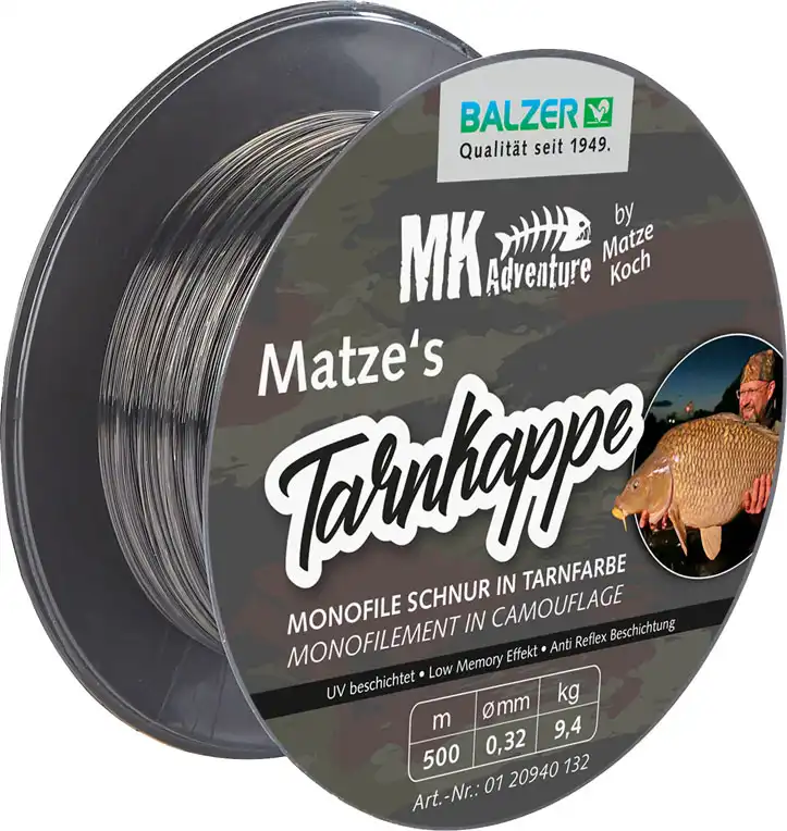 Balzer Matzes Tarnkappe Camou Karpfenschnur 500m Camo 0,32mm