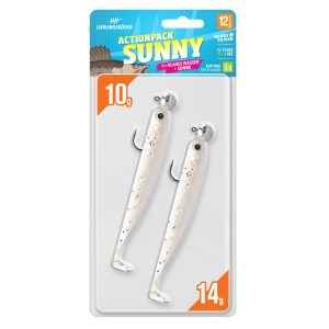 Lieblingsköder 12,5cm Actionpack Sunny Gummifisch montiert Set