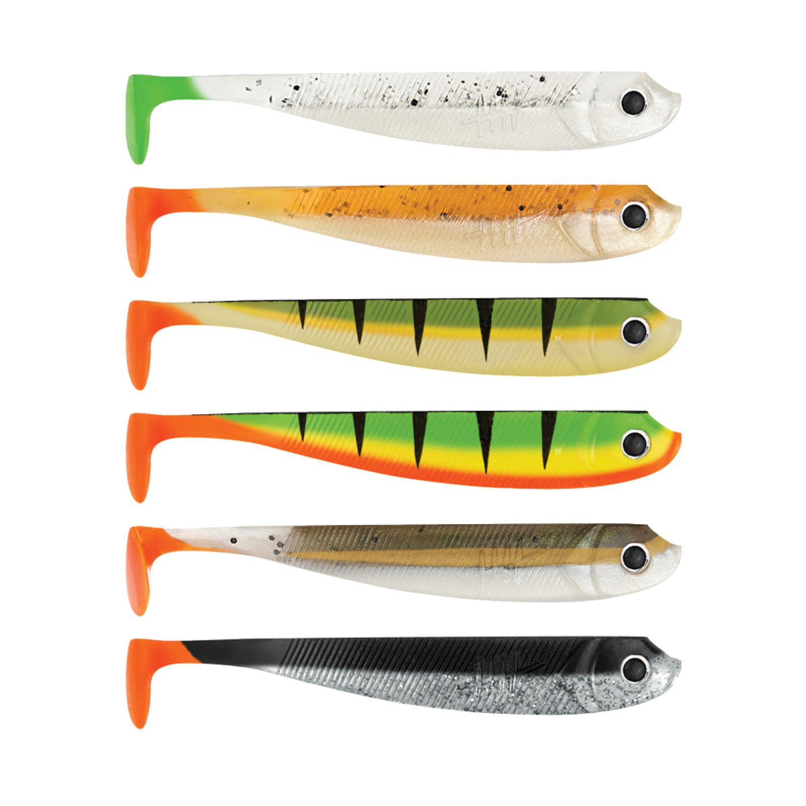 Lieblingsköder Sonderfarben Mixpaket 5cm Firetail Edition Gummifisch Set
