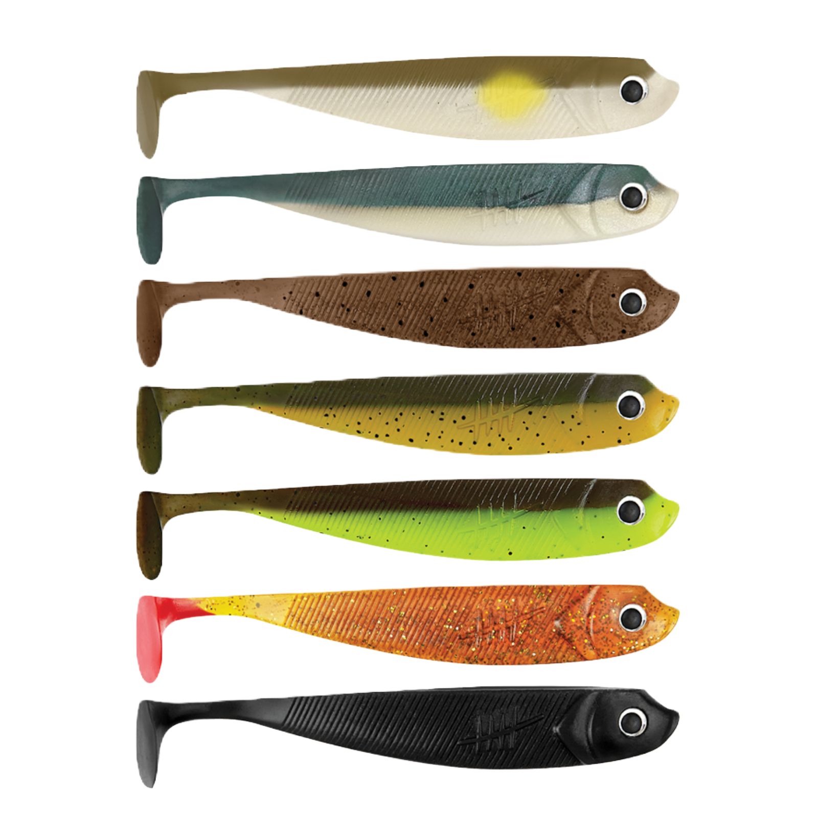 Lieblingsköder Sonderfarben Mixpaket 10cm Natural Classics Gummifisch Set