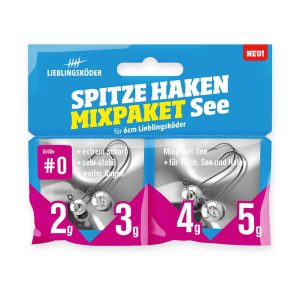 Lieblingsköder Spitze Haken #0 Mixpaket See Jigheads