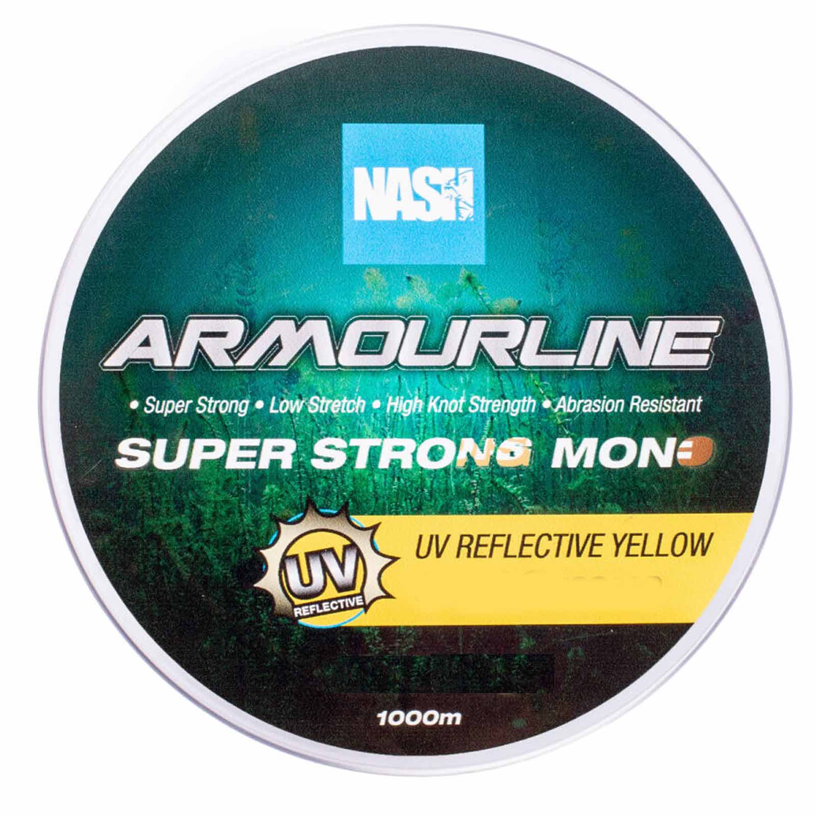Nash Armourline Mono UV Yellow 12lb 0.30mm 1000m Monofile Karpfenschnur