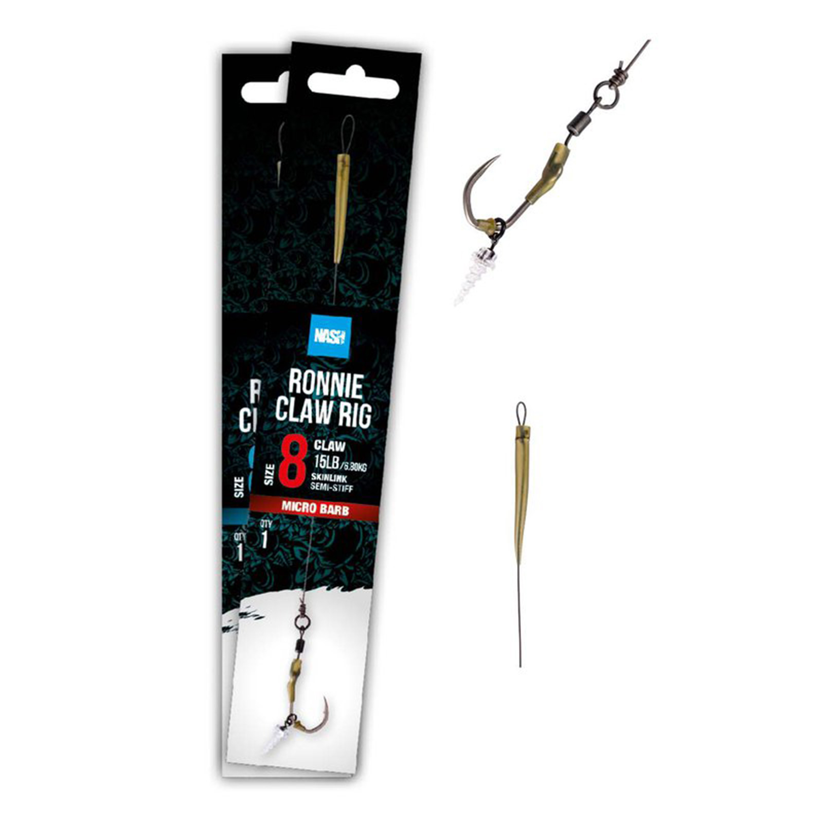 Nash Ronnie Claw Rig Size 4 Karpfenrig