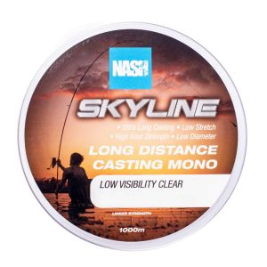 Nash Skyline Mono Clear 10lb 0.28mm 1000m Monofile Karpfenschnur