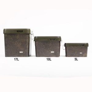 Nash Spot On Rectangular Bucket Camo 10L Eimer